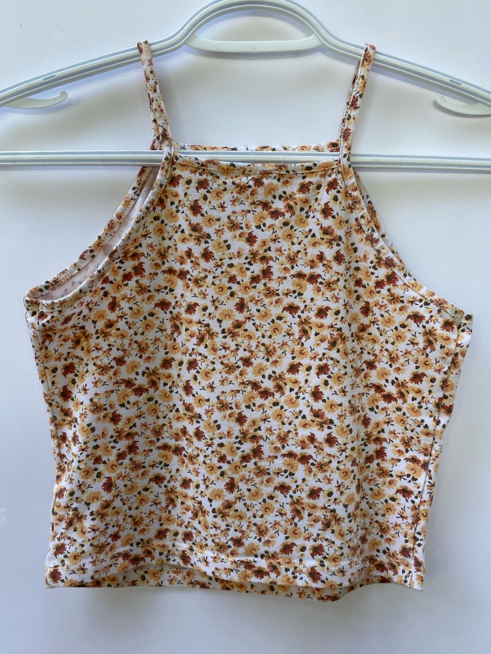 Garage Floral Crop Tank
